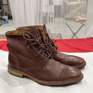 Florsheim Dark Brown Men's Lace-Up Boots